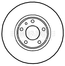 BORG & BECK Тормозной диск BBD4907